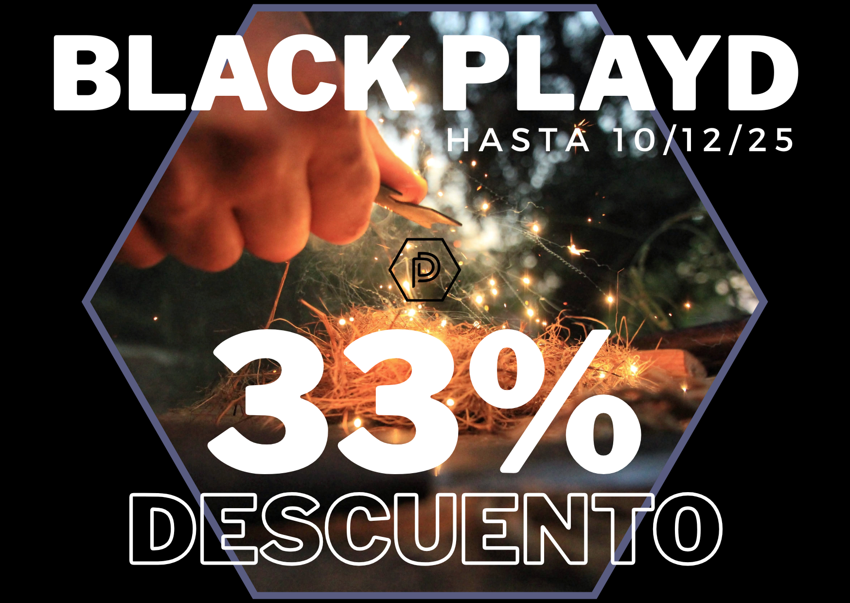 Black PlayD 33% descuento ya aplicado en PlayD.es para experiencias de supervivencia y bushcraft